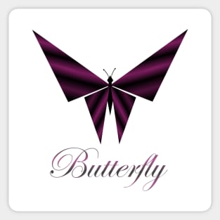 Metallic butterfly Sticker